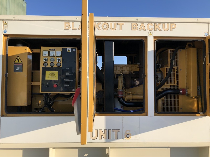 Used Caterpillar D200P4 Diesel Generator, 285 Hrs