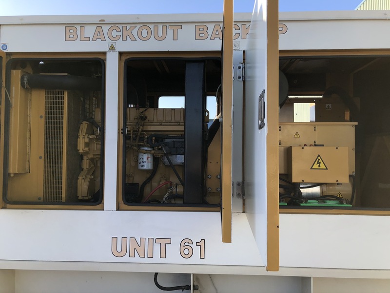 Used Caterpillar D200P4 Diesel Generator, 285 Hrs