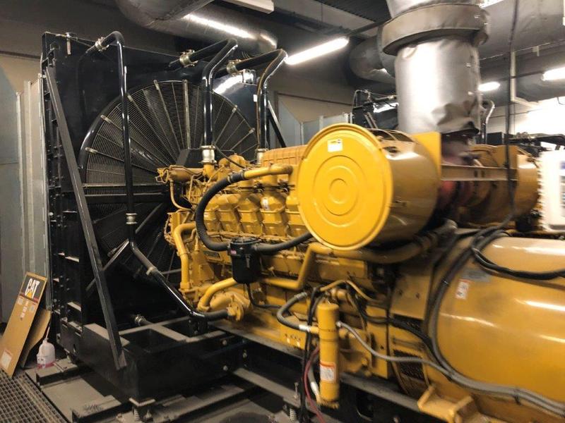 Used Caterpillar 3512B Diesel Generator, 494 Hrs