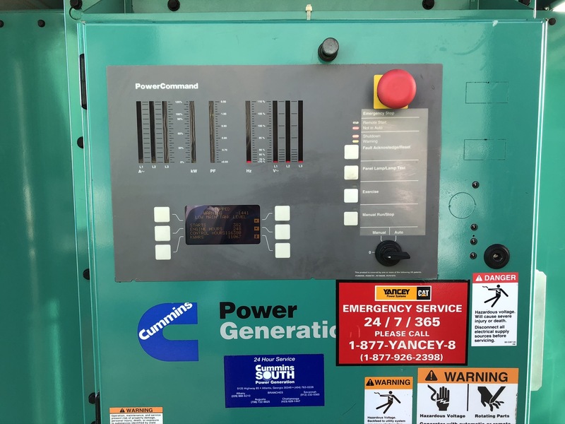 Cummins DFEK QSX15-G9  Diesel Generator, 248 Hrs, EPA Tier 2