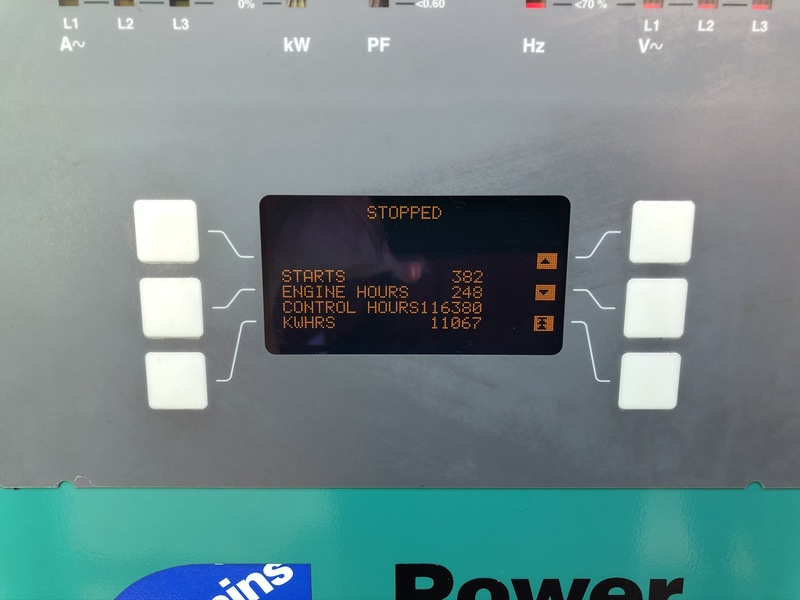 Cummins DFEK QSX15-G9  Diesel Generator, 248 Hrs, EPA Tier 2