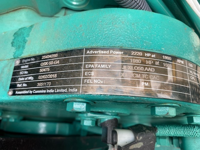 New Cummins DQGAB Diesel Generator, 0 Hrs, EPA Tier 2