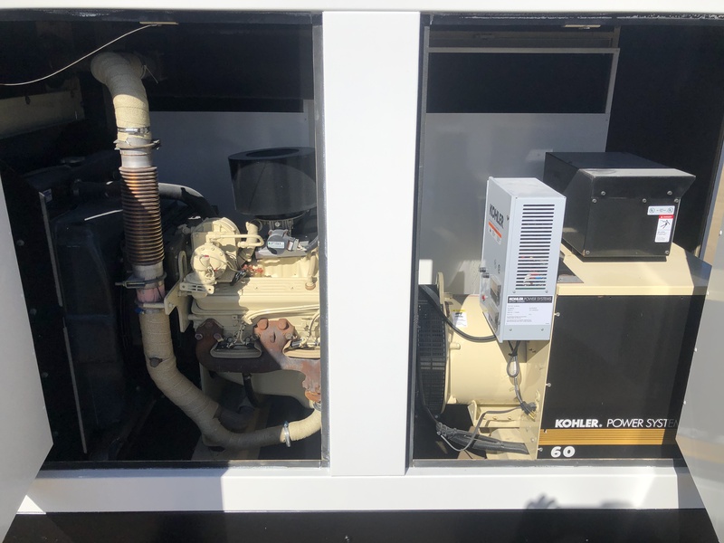 Used Kohler 60RZG Natural Gas / Propane Generator, 178 Hrs