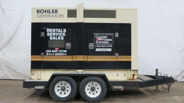 Used Kohler 100REOZJ71 Rental Grade Diesel Generator, 3281 Hrs