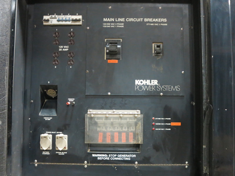 Used Kohler 100REOZJ71 Rental Grade Diesel Generator, 3281 Hrs