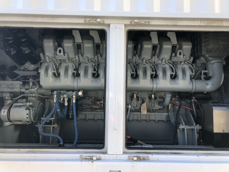 Used MTU 2000RXC6DT2 Rental Grade Diesel Generator 617 Hrs EPA Tier 2 Flex