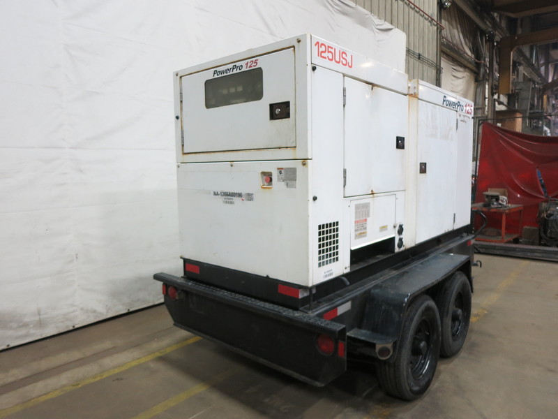 Used MMD PowerPro SGD125S Rental Grade Diesel Generator 10721 Hrs, EPA Tier 2