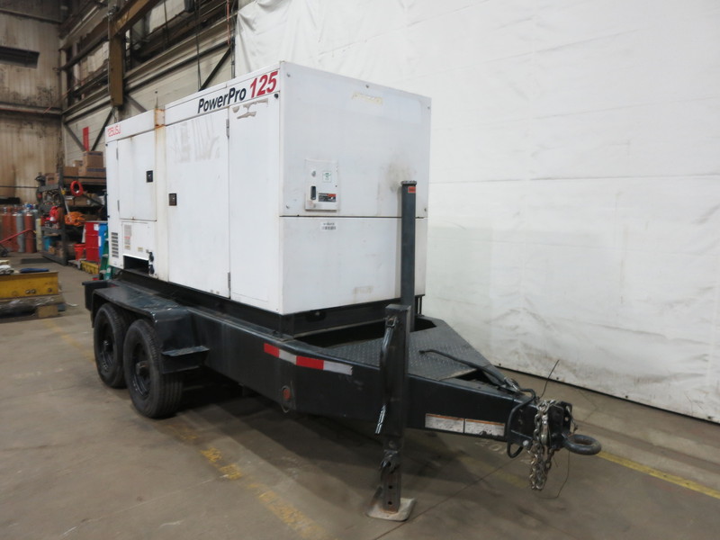 Used MMD PowerPro SGD125S Rental Grade Diesel Generator 10721 Hrs, EPA Tier 2