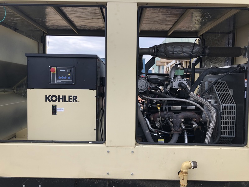 Used Kohler 100REZGD Natural Gas / Propane Generator, 69 Hrs, EPA Certified