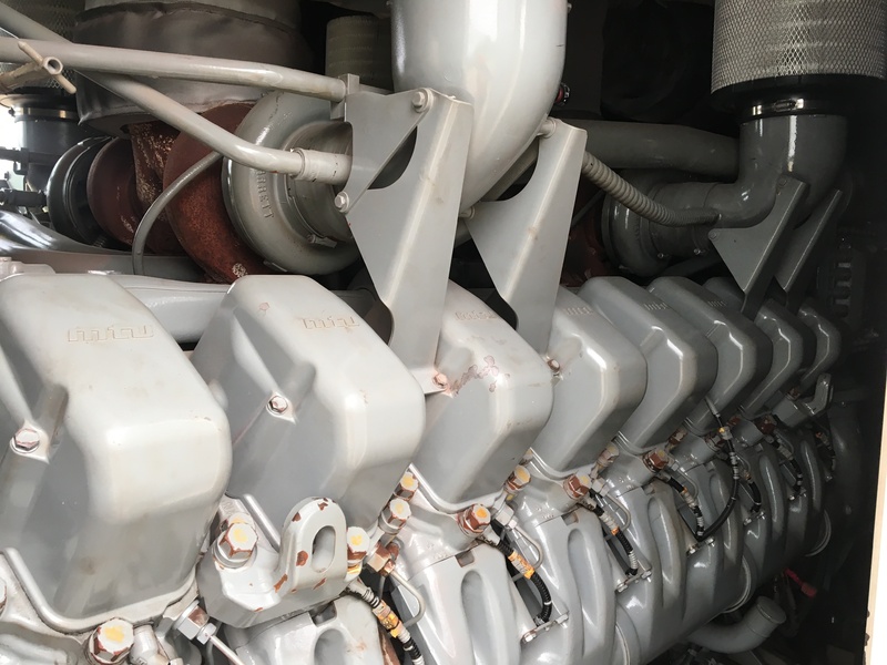 Used MTU DP1935RXC6D Rental Grade Diesel Generator 6381 Hrs