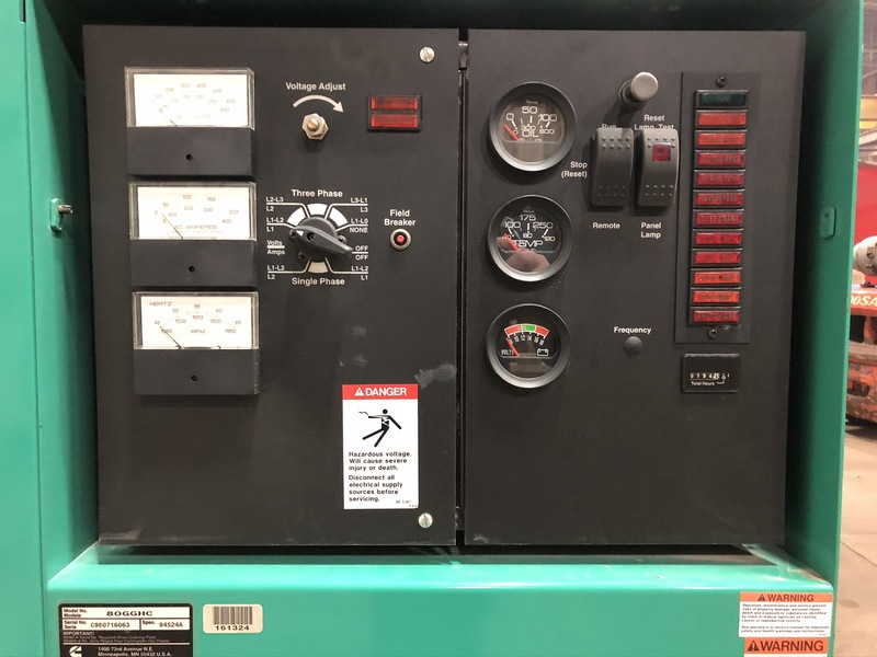 Used Cummins GGHC Natural Gas / Propane Generator, 194 Hrs