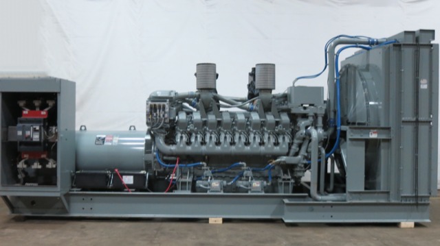 Used MTU 2250RXC6DT2 Rental Grade Diesel Generator, 130 Hrs, EPA Tier 2
