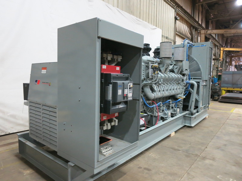 Used MTU 2250RXC6DT2 Rental Grade Diesel Generator, 130 Hrs, EPA Tier 2