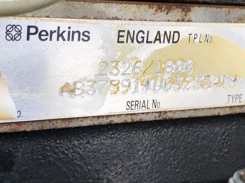 Used AB Gensets / Perkins D75 Diesel Generator, 185 Hrs, Single Phase