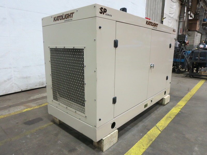 Used Katolight N60FPG4 Natural Gas / Propane Generator 11 Hrs 60 KW