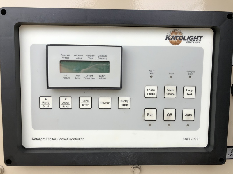 Used Katolight N60FPG4 Natural Gas / Propane Generator, 11 Hrs