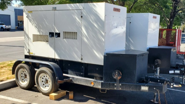 Used Multiquip DCA-70SSJU4I Rental Grade Diesel Generator, 1008 hrs, EPA Tier 4i