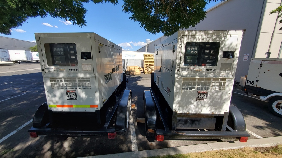 Used Multiquip DCA-70SSJU4I Rental Grade Diesel Generator, 1008 hrs, EPA Tier 4i