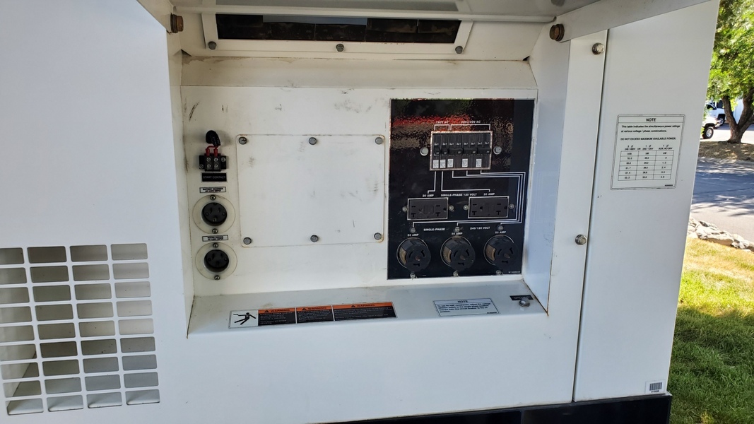 Used Multiquip DCA-70SSJU4I Rental Grade Diesel Generator, 1008 hrs, EPA Tier 4i