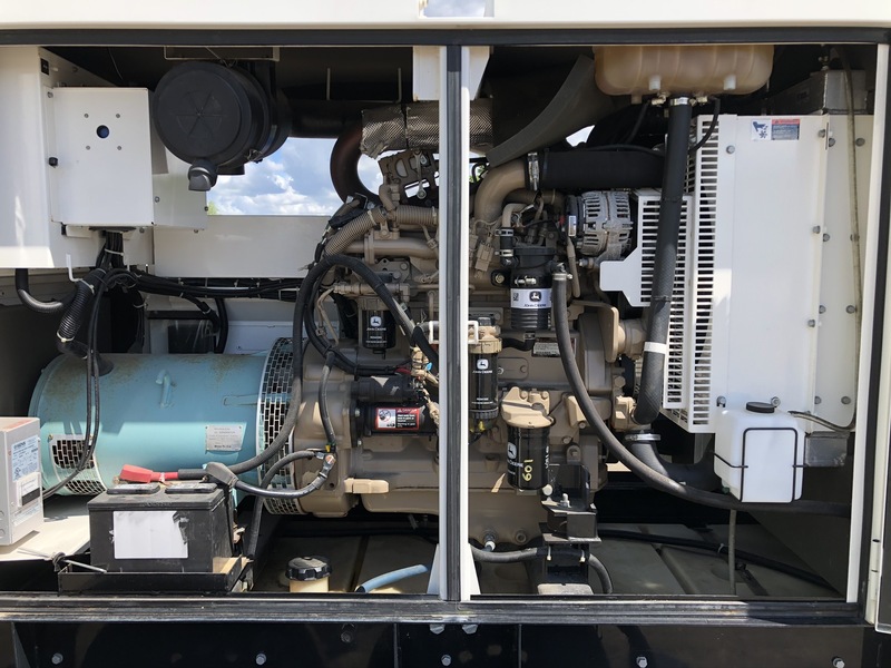 Used Multiquip DCA-70SSJU4I John Deere 4045HFG92 Rental Grade Diesel Generator, 799 hrs, EPA Tier 4i