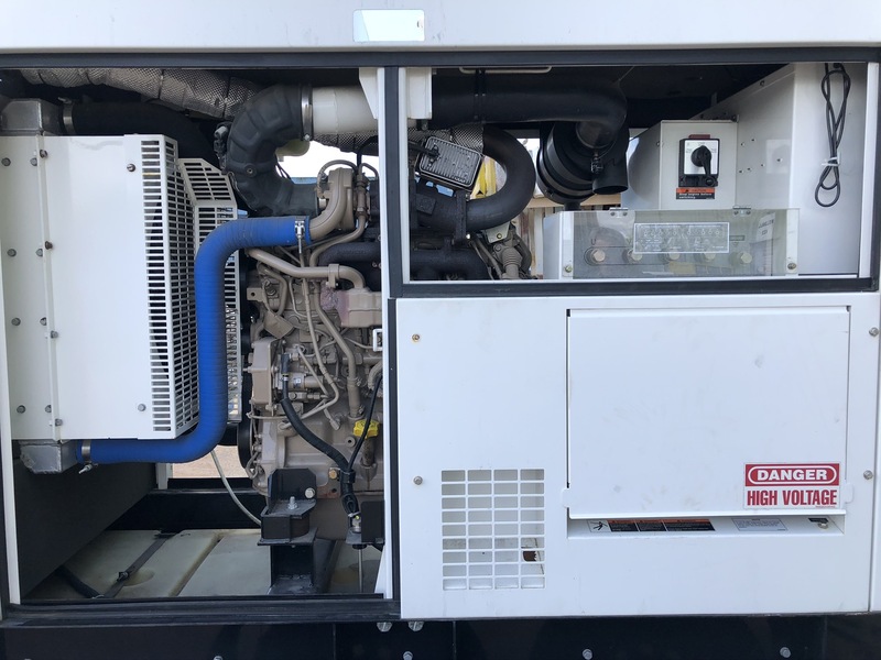 Used Multiquip DCA-70SSJU4I John Deere 4045HFG92 Rental Grade Diesel Generator, 708 hrs, EPA Tier 4i