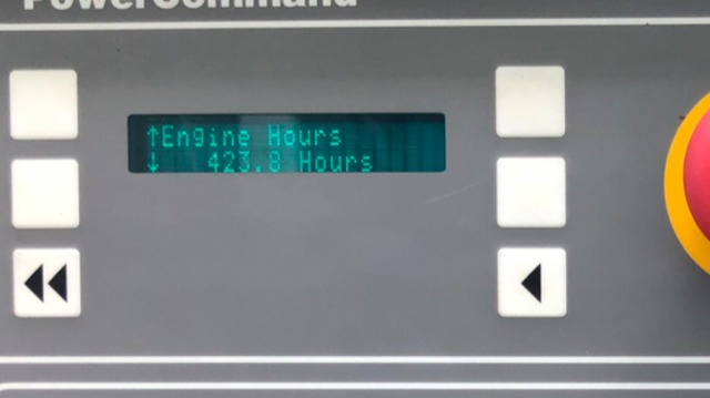 Used Cummins DFCE NTA855-G5 Diesel Generator, 423 Hrs