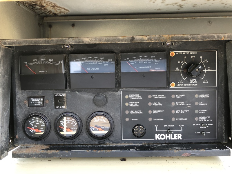 Used Kohler 150ROZJ71 Diesel Generator, 730 Hrs