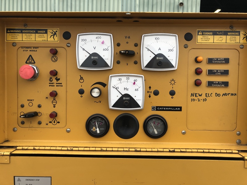 Used Caterpillar 3208 Diesel Generator, 282 Hrs