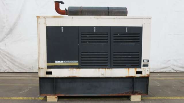 Used Kohler 135ROZJ John Deere 6081TF001 Diesel Generator, 667 Hrs