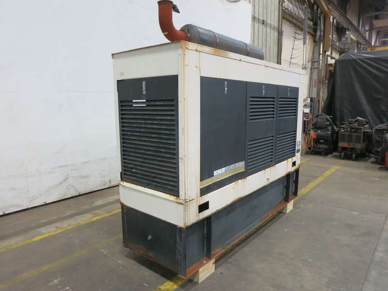 Used Kohler 135ROZJ John Deere 6081TF001 Diesel Generator, 667 Hrs