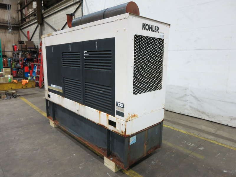 Used Kohler 135ROZJ John Deere 6081TF001 Diesel Generator, 667 Hrs