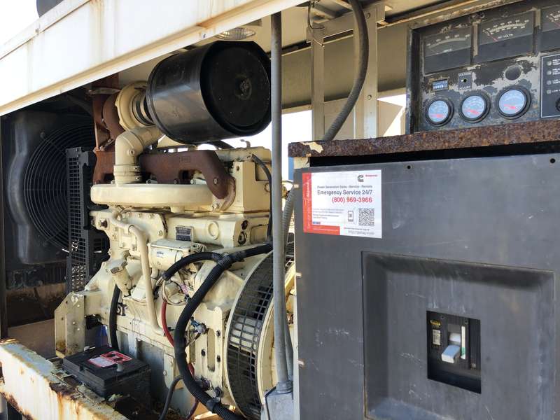 Used Kohler 135ROZJ John Deere 6081TF001 Diesel Generator, 667 Hrs