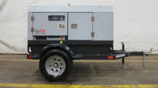 Used Wacker Neuson G25 Diesel Generator, 2445 Hrs, Tier 4