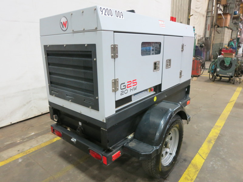 Used Wacker Neuson G25 Diesel Generator, 2445 Hrs, Tier 4