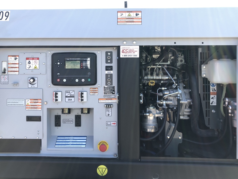Used Wacker Neuson G25 Diesel Generator, 2445 Hrs, Tier 4