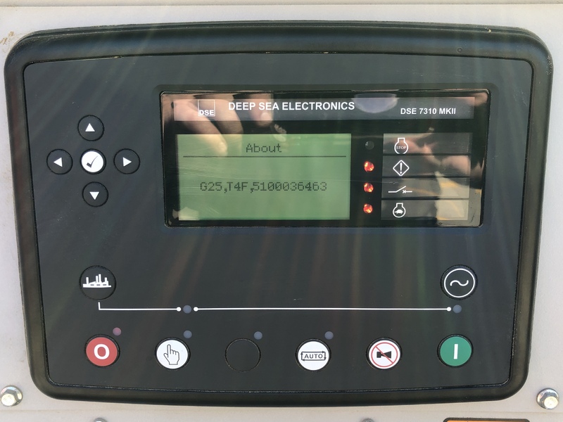 Used Wacker Neuson G25 Diesel Generator, 2445 Hrs, Tier 4