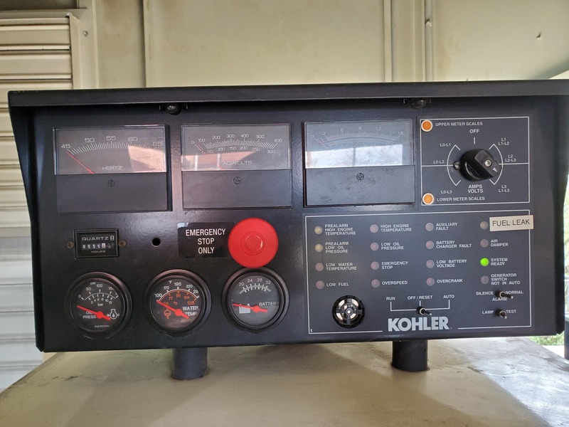 Used Kohler 750REOZDB 12V2000 Diesel Generator, 588 Hrs