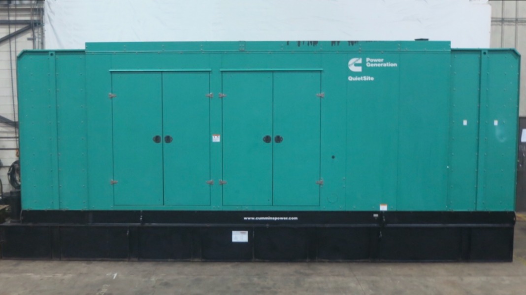 Used Cummins DQFAB, QST30-G5 Diesel Generator, 393 Hrs, EPA Tier 2