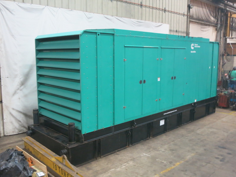Used Cummins DQFAB, QST30-G5 Diesel Generator, 393 Hrs, EPA Tier 2