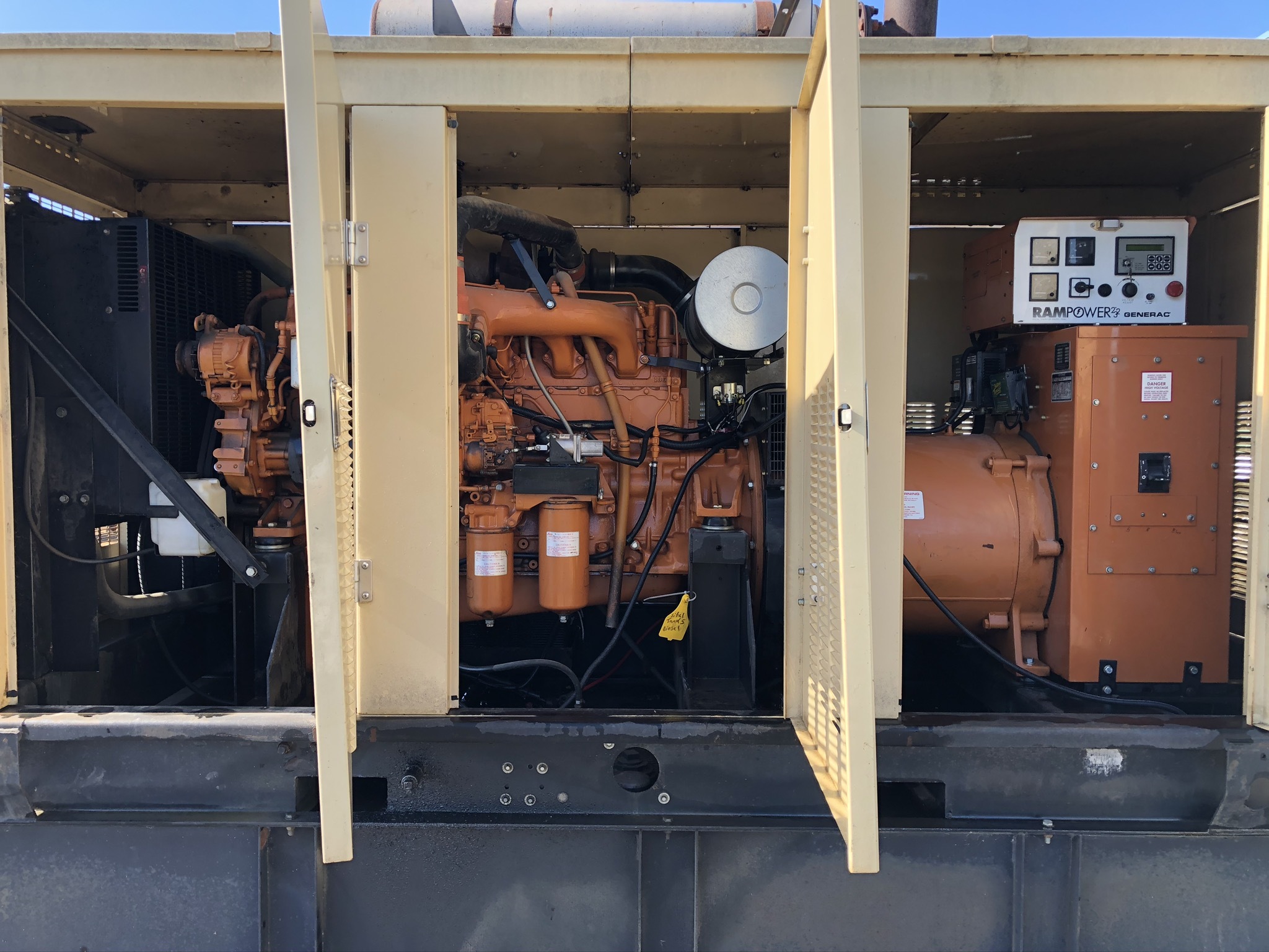 Used Generac SD200 Diesel Generator | 129 Hrs | 200 KW | 0 Price