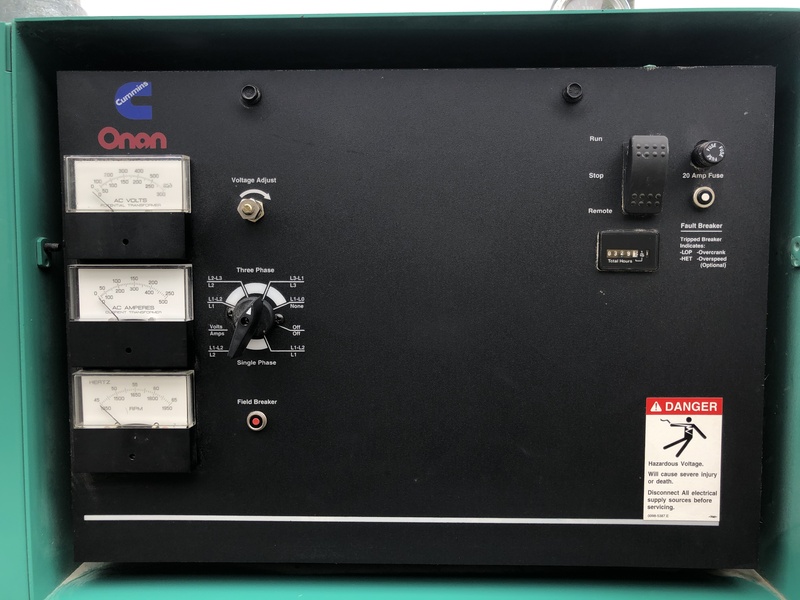 Used Cummins GGHD Natural Gas / Propane Generator, 329 Hrs