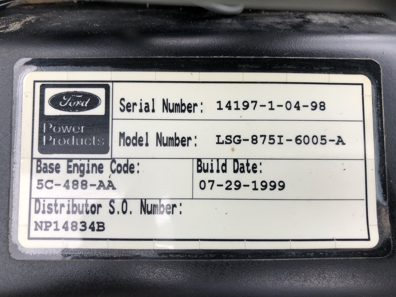 Used Cummins GGHD Natural Gas / Propane Generator, 413 Hrs