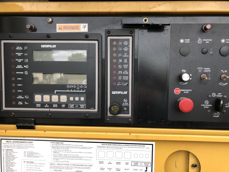 Used Caterpillar 3412 Diesel Generator 412 Hrs