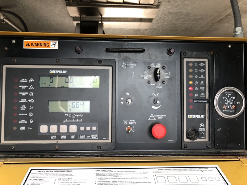 Used Caterpillar 3412 Diesel Generator, 664 Hrs