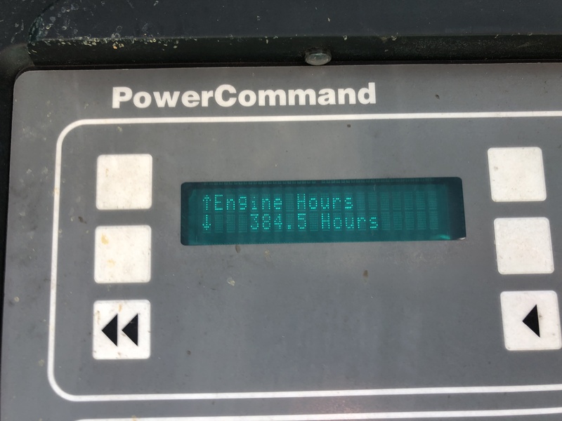 Used Cummins 350DFCC Diesel Generator, 385 Hrs