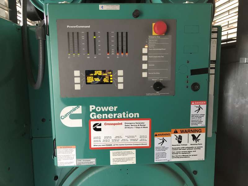 Used Cummins DQFAB QST30-G5 diesel generator 292 Hrs, EPA Tier 2