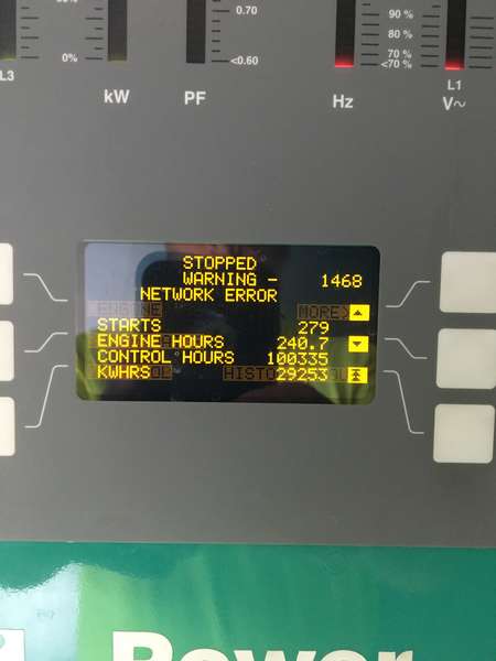 Used Cummins DQFAB QST30-G5 diesel generator 292 Hrs, EPA Tier 2