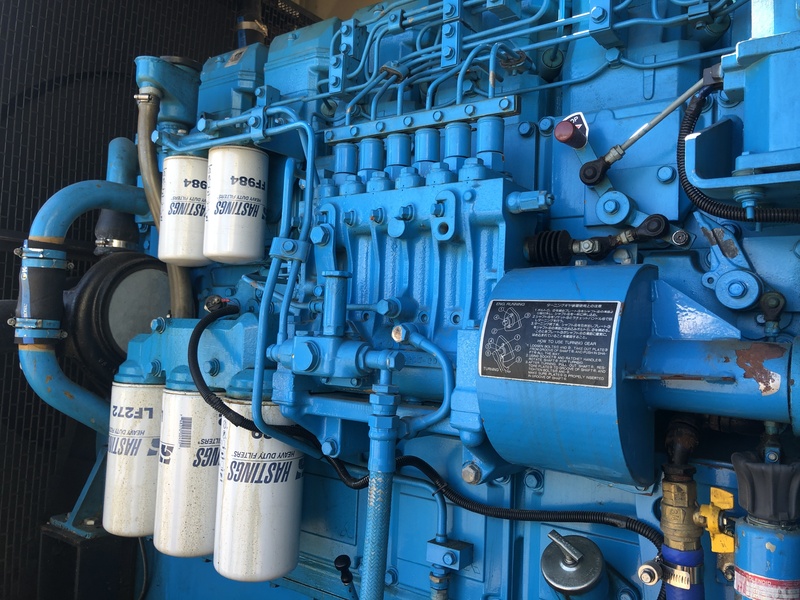 Used Energy Dynamics / Mitsubishi S6R-PTA Diesel Generator, 398 Hrs