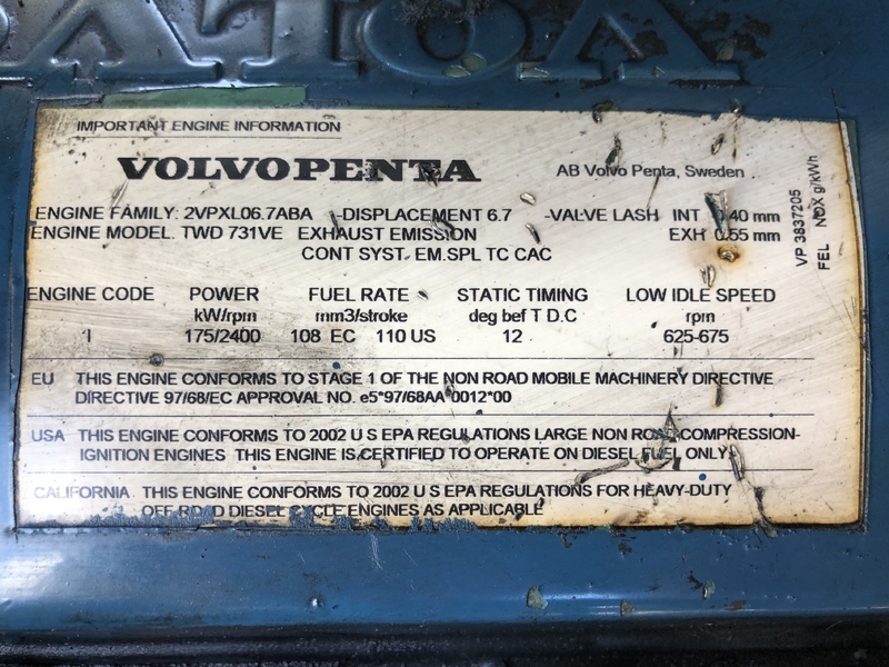 Used MQ Power Rental Grade / Movie Studio Quiet Diesel Generator, 2710 Hrs