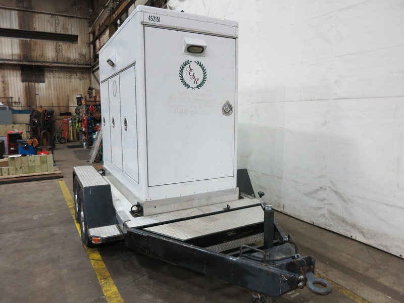 Used MQ Power Rental Grade / Movie Studio Quiet Diesel Generator, 2710 Hrs